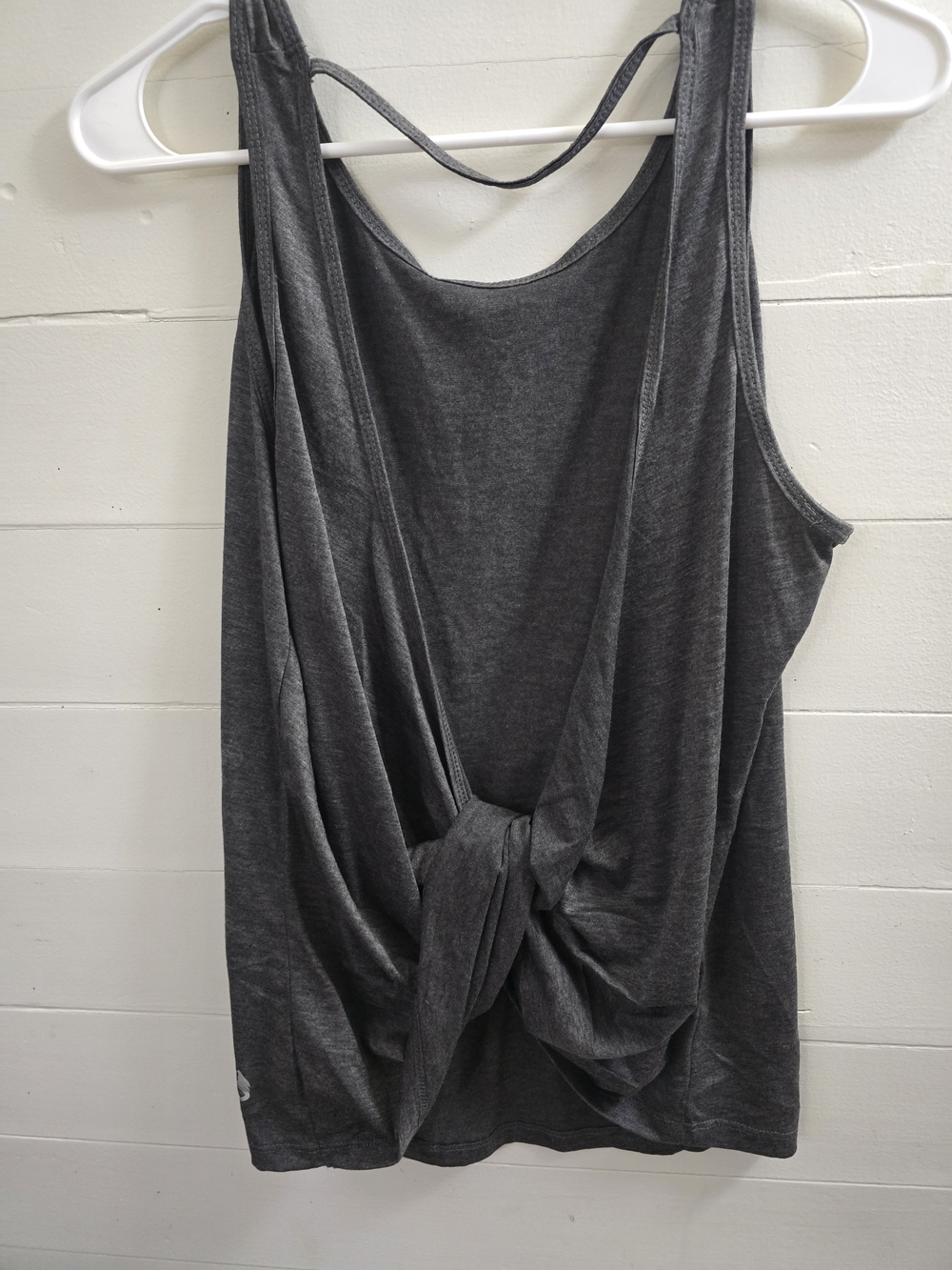 Women's Charcoal Gray Racerback Tank Top